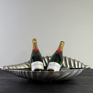 Clamshell massief gegoten champagne-ijsemmer - wijnkoeler