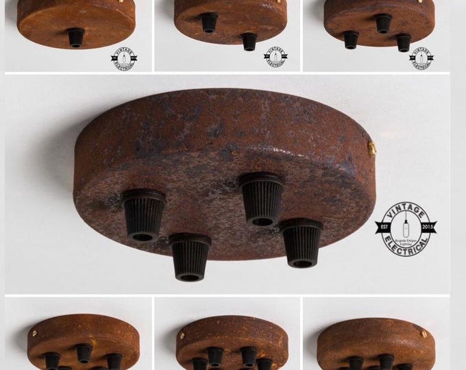 Rusted Ceiling Rose Single Or Seven Outlet
