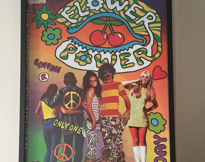 Flower Power Genuine Pacha Ibiza Dj Artwork | Luxury Poster