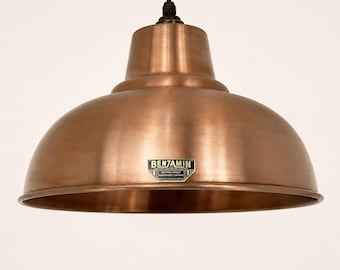 Salthouse XL Copper Lampshade Pendant Light - 14.5 Inch