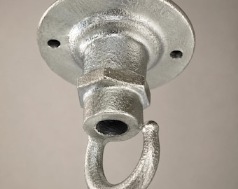 Galvanised Ceiling Hook | Industrial Hanging Light & Plant Hanger