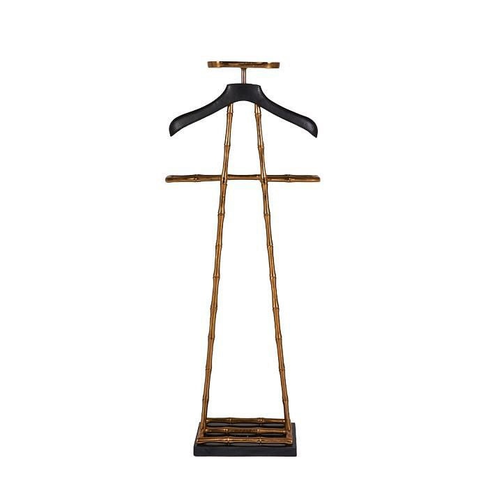 Luxury Dressboy Vintage Brass / Black 50.5 31 x 117 cm - Clothes Rack Coat Rack Suit Mute Gentleman - Luxury Accessories