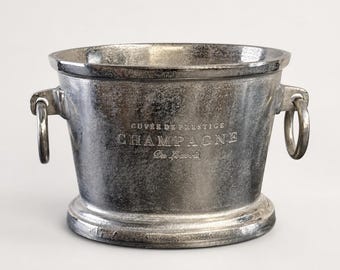 Great Gatsby Raw Cast Engraved Champagne Ice Bucket