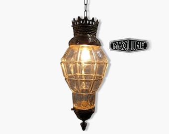 French Louis XIV “Versailles” Style Hanging Lantern Hall Pendant Lamp