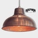 Salthouse XL ~ Copper Industrial Factory Shade | Ceiling Light | Dining Room | Kitchen Table | Vintage Edison Filament Lamps Pendant Bar 