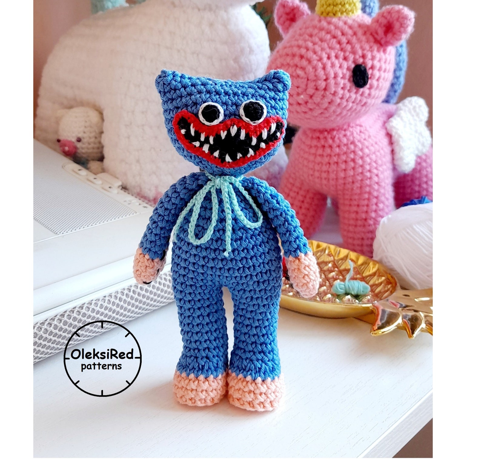 Huggy Wuggy Amigurumi CROCHET PATTERN Etsy New Zealand