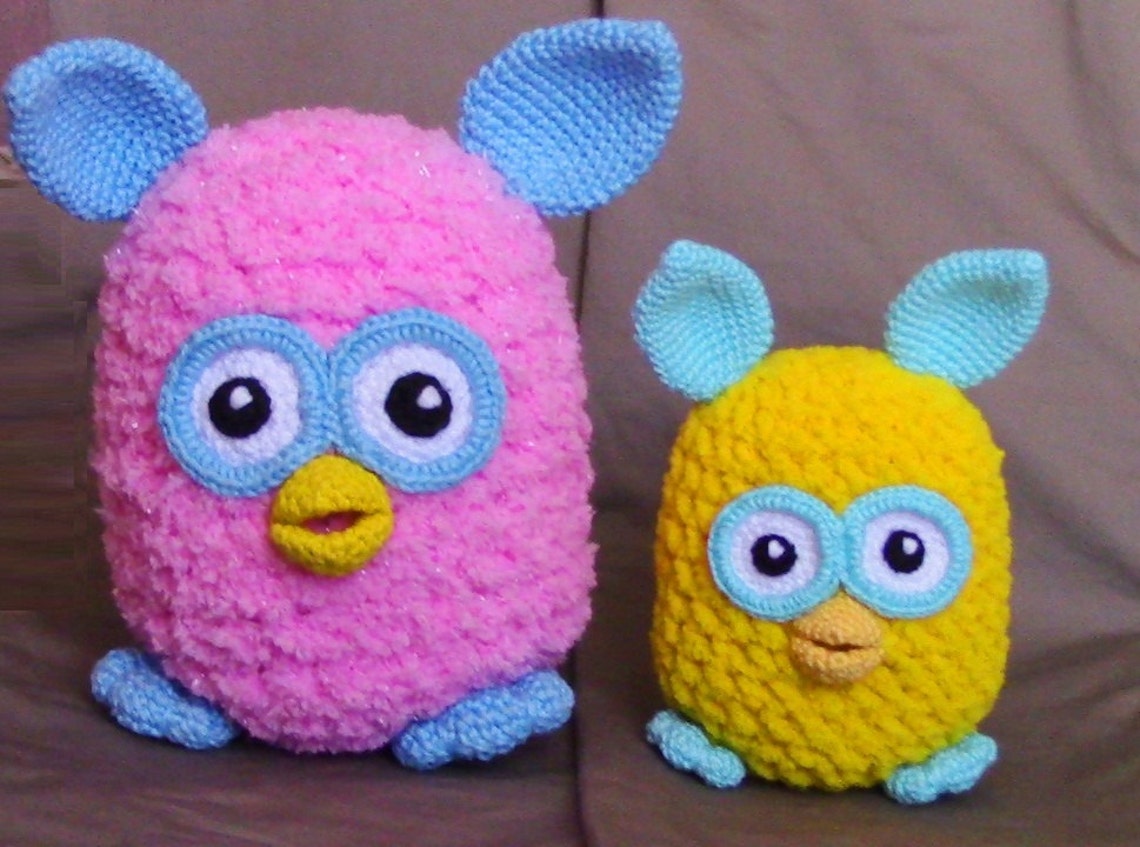 Amigurumi crochet pattern Furby toy Etsy