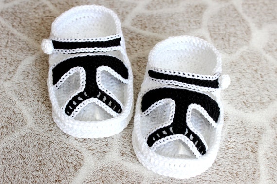 star wars baby booties