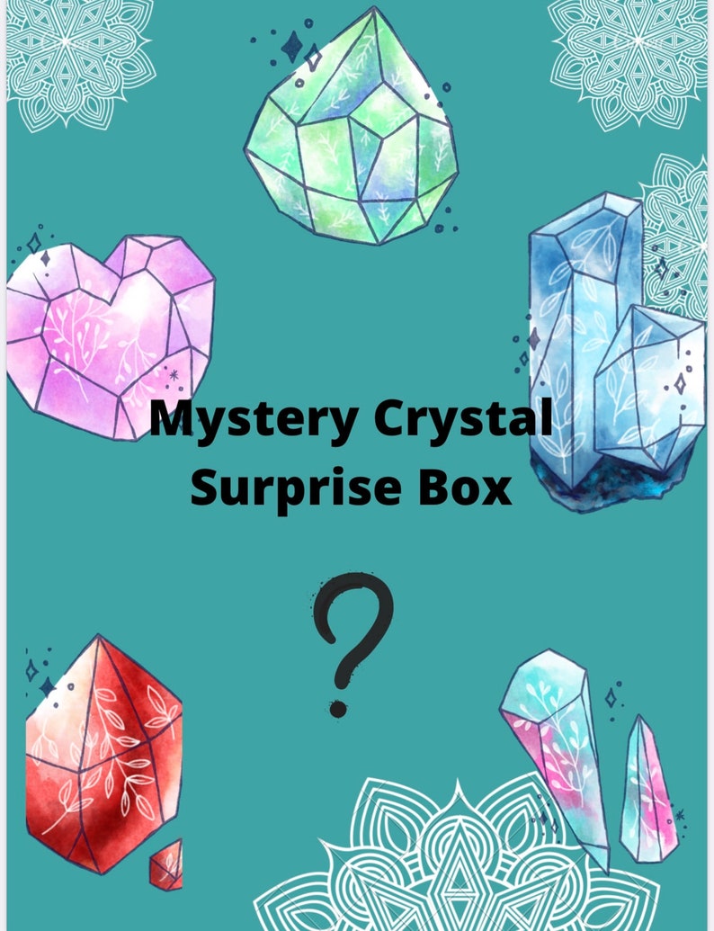 Crystal Mystery Box Random Box of Crystals Etsy