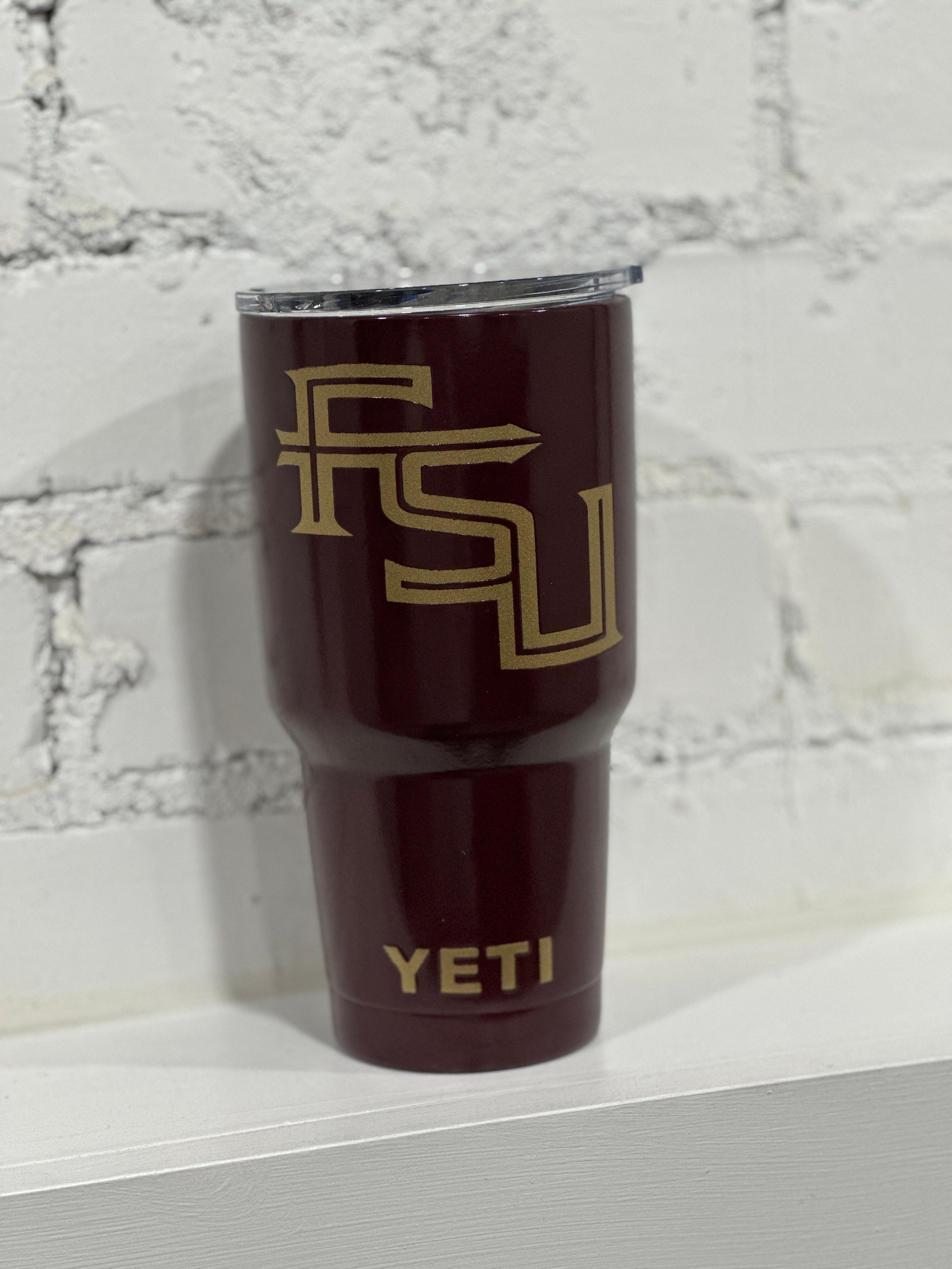 Florida State Seminole custom Yeti tumbler