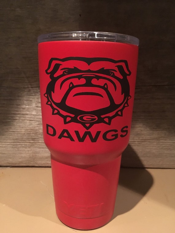 georgia yeti tumbler