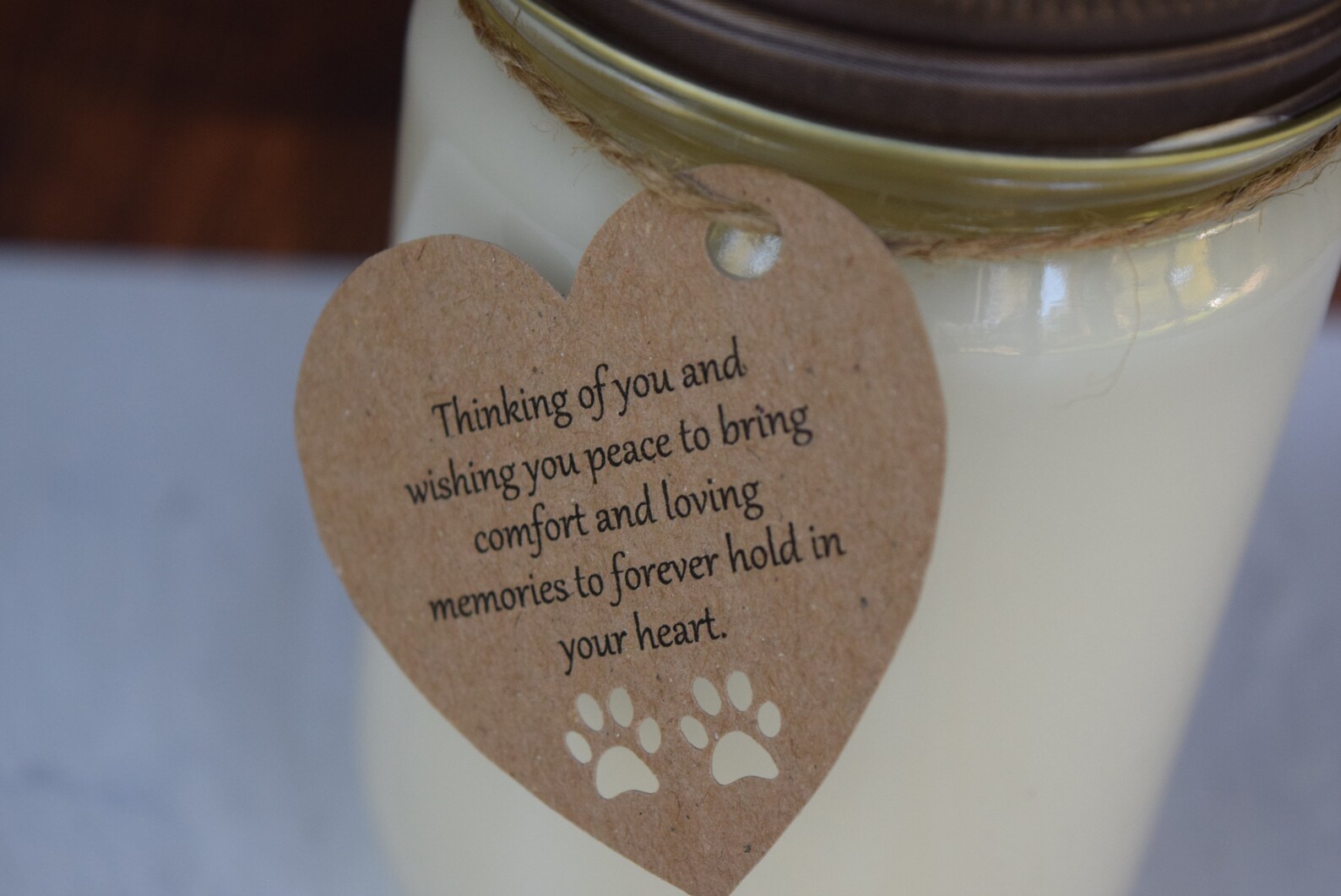 Lavender 12 oz Pet Loss Candle Pet Memorial Candle Pet Etsy