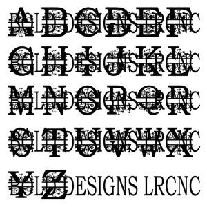 Intricate Floral Monogram svg files cnc plasma