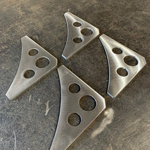 4 pezzi di rinforzo in metallo con foro rapido, rinforzo di fabbricazione, rinforzo in metallo per gabbia di sicurezza, metallo da 4 pollici
