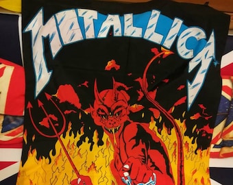 Metallica , '85 flag vintage , official 3k London , Jump in the fire !!!!
