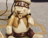 Vito the sailor, wonderful vintage 90s ceramic creation handmade in the Pesaro laboratory, made in Italy. Collectible puppets quot I Pupi quot LP