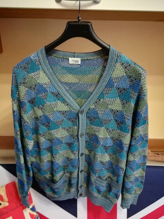 Missoni sport malerba vintage cardigan 90s. Made in Italy | Etsy