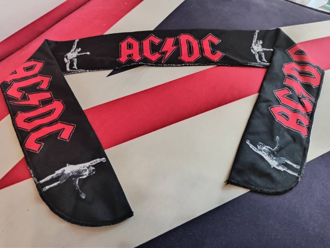 AC DC stiff upper lip Genuine vintage 2000 Hair band from | Etsy