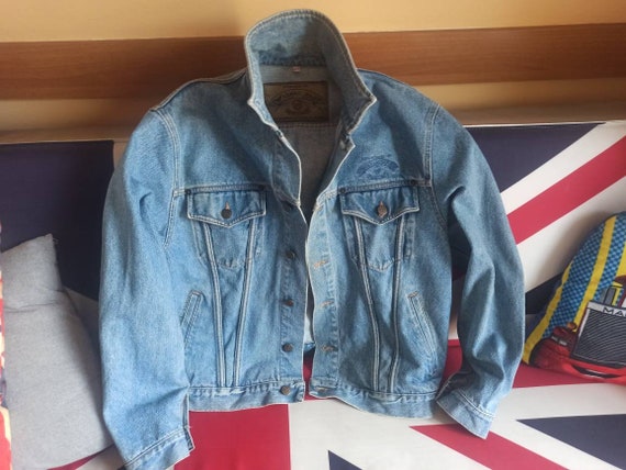 Armani denim jacket sale