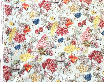 1/2 METRE -  French Terry Fabric - May Gibbs Gumnut Babies