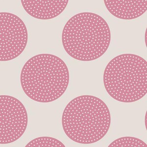 1/2 METER - Tilda Basics Klassiska Prickiga Rosa Tyg 130043 - Quiltningstyg i bomull