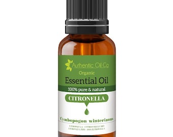 Citronella Organic Essential Oil 100% Pure & Natural