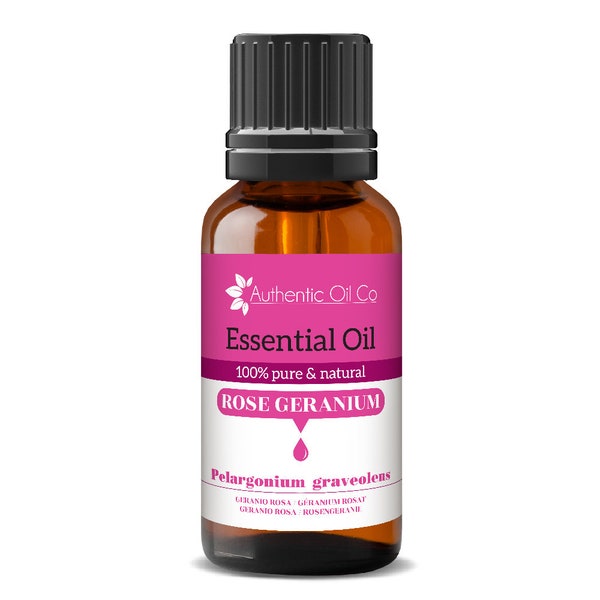 Rose Geranium  Essential Oil 100% Pure & Natural