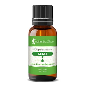 Kukui Oil 100% Pure & Natural