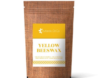 Gele bijenwaskorrels