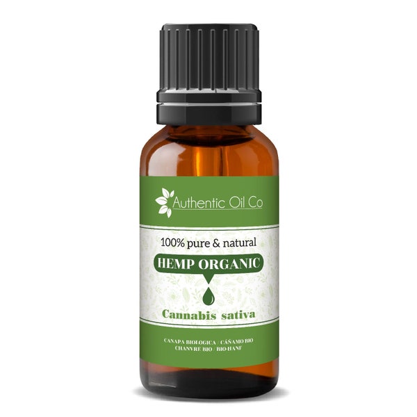 Hemp Seed Oil Organic 100% Pure & Natural