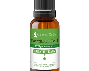 Breathe Easy Essential Oil Blend 100% Pure & Natural