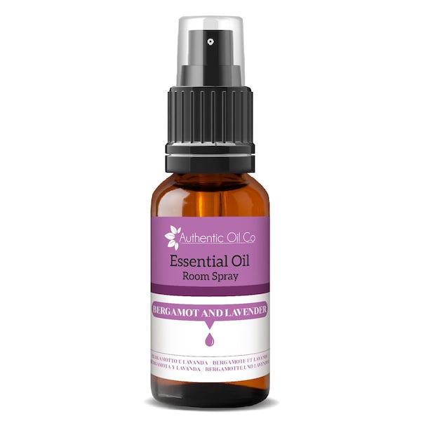 Bergamot and Lavender Essential Oil Room Spray