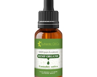 Hemp Seed Oil Organic 100% Pure & Natural