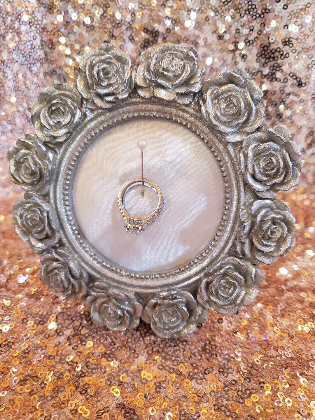 Wedding Ring Holder Frame Etsy
