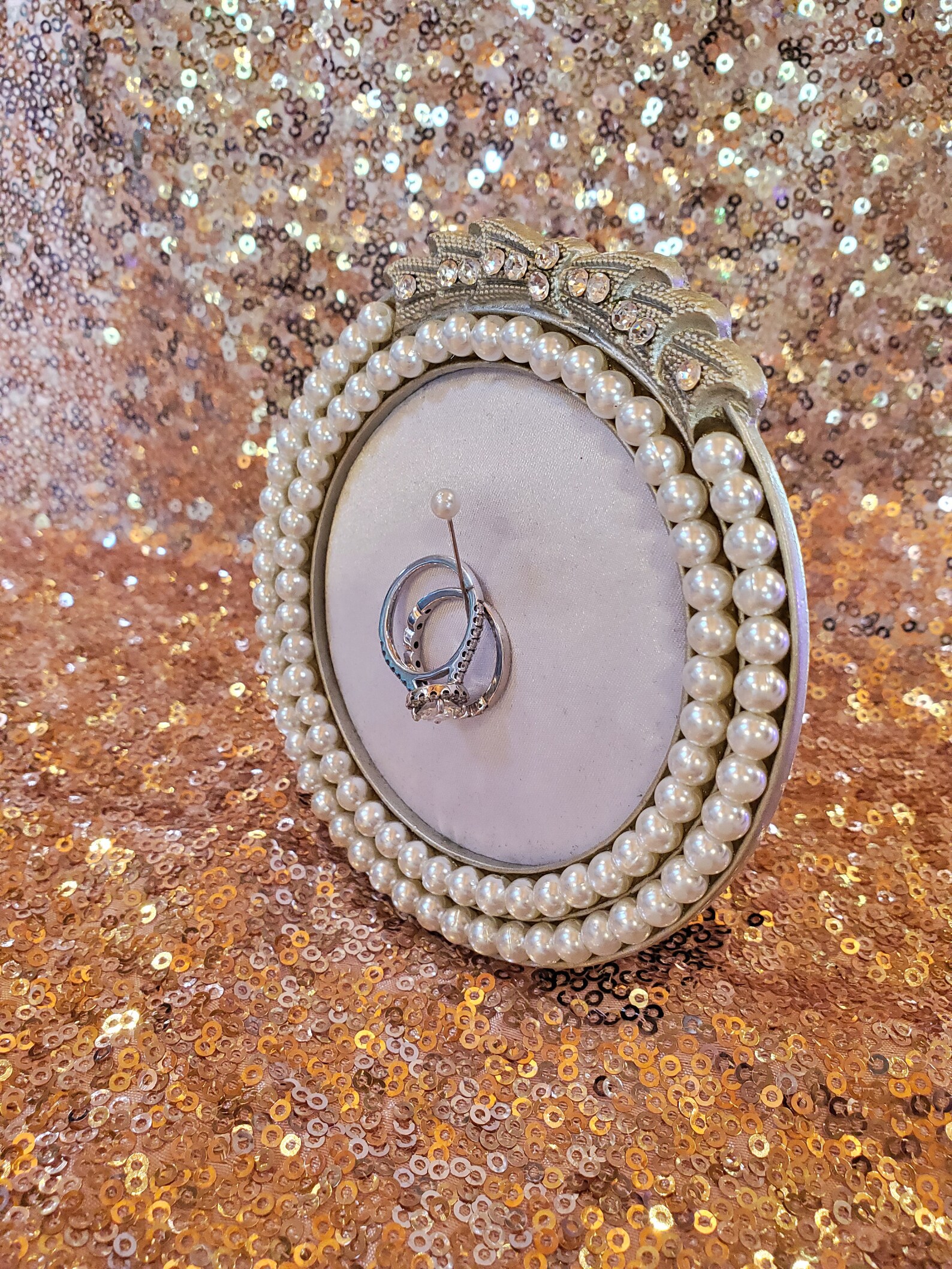 Wedding Ring Holder Frame Etsy