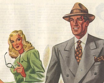 Hart Shaffner and Marx Ad from 1945  (PO-45-033)