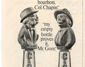 C&G Bourbon Ad from 1963  (63-POST-02)