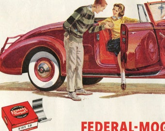 Federal-Mogul Service / Engine Bearing Ad from 1960 (PO-60-129)