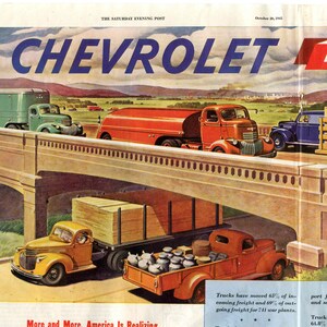 Chevrolet Trucks Ad from 1945 (PO-45-002)