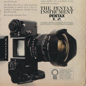 Pentax LX Ad from 1981 (81-LIF-20)