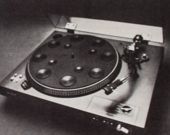 Sony Phono Turntable PS-4300 Ad from 1977 (AD175)