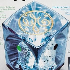 Vintage 1968 GE Flashcube Ad  (68 POST-153)