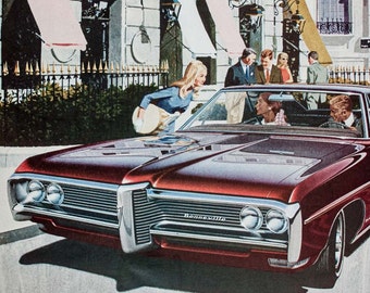 Vintage 1968 Pontiac Bonneville Ad