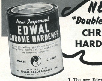 1945 Wartime Ad for Edwal Photographic Chemical (45-CAM-05)