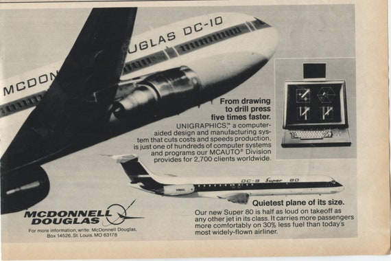 「MCDONNELL DOUGLAS DC-9 SUPER 80」アートポスター MCDONNELL DOUGLAS DC-9 Super 80 Jet Airliner Aircraft