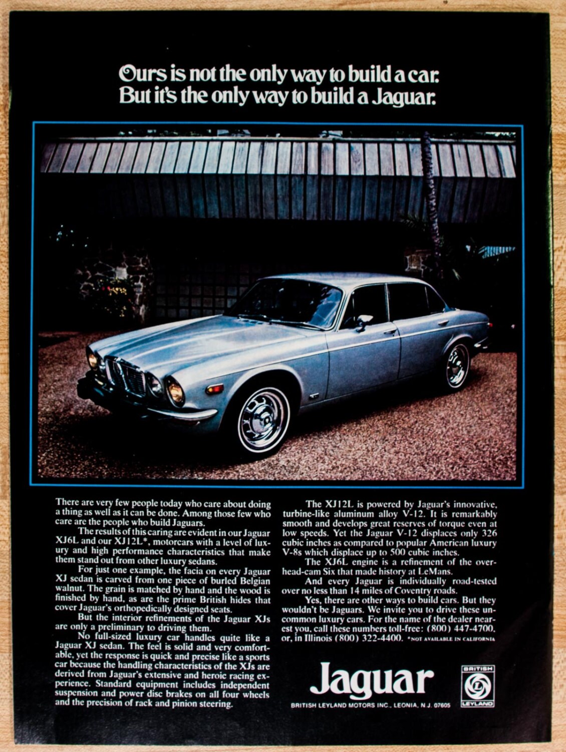 1975 Jaguar XJ6L Ad from 1975 AD147 Etsy