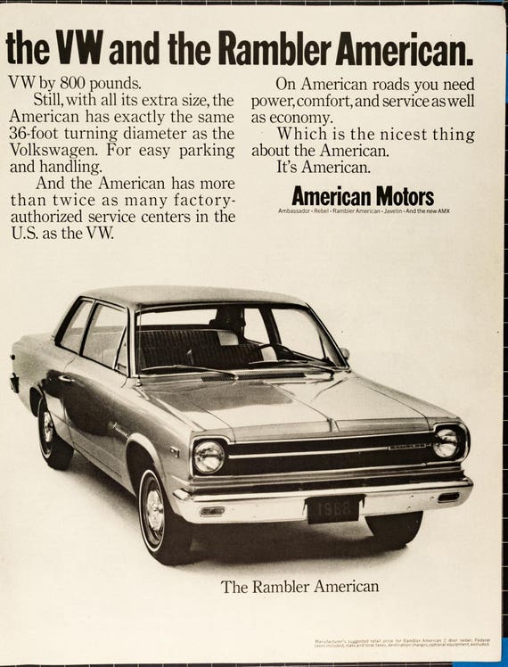 Rambler Car 1968