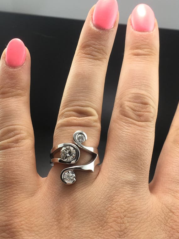 3 stone sale right hand ring