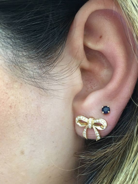 Orecchini Donna Pavè in Oro Giallo con Zirconi Orecchini Donna Pavè in Oro Giallo con Zirconi