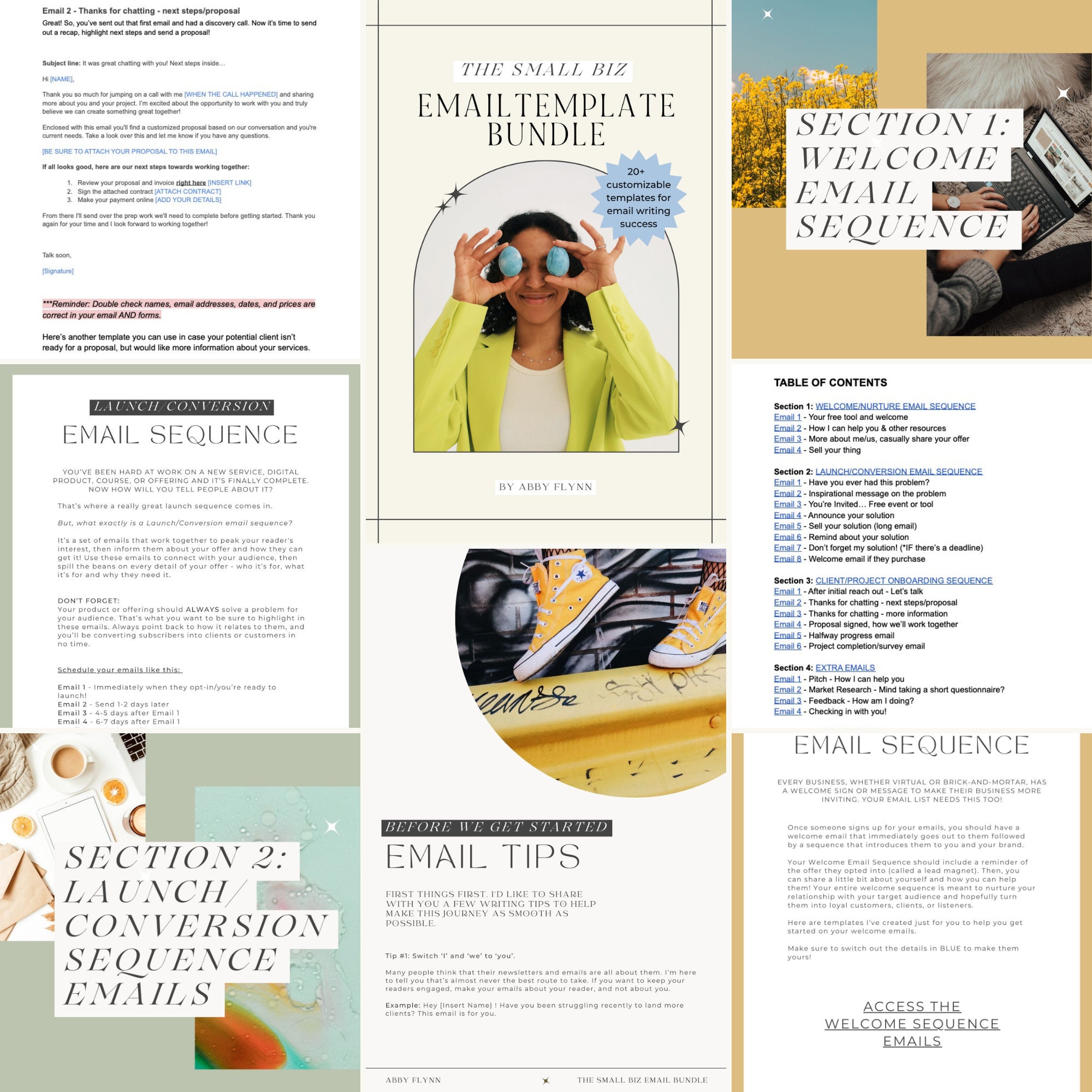 Business Email Template Bundle – Customizable Writing Examples ...